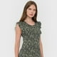 thumbnail image 3 of Vestido Mujer Corto Vuelos Print Líneas Verde Corona, 3 of 5