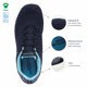 thumbnail image 5 of Zapatilla Skechers Virtue para mujer, viscoelástica, azul y azul, 6, 5 of 7