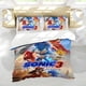 thumbnail image 5 of Sonic Conjunto de sábanas temático, trío de piezas, cómodo y amigable con la piel, diseño único, regalo de decoración para el hogar para familiares, amigos y fans, 90 cm * 190 cm, 5 of 6