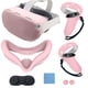 thumbnail image 1 of Juego de fundas de silicona para Quest 2, funda protectora de VR que incluye funda frontal y funda de agarre para controladores, funda para la cara, funda protectora de lentes, 1 of 6