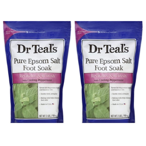 Set de regalo Foot Soak Solution Dr. Teal's Pure Epsom Salt, 4 kg