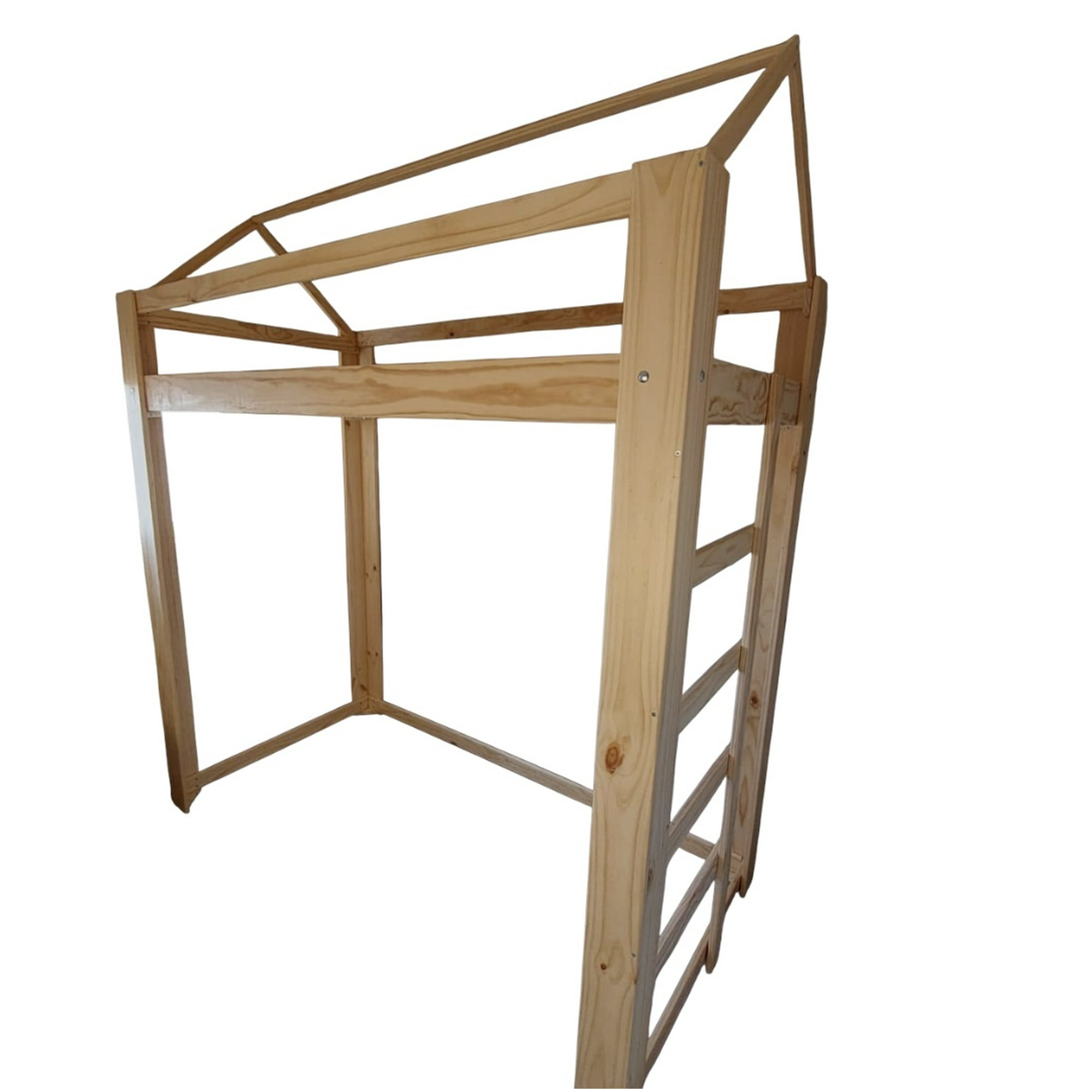 Myr - Cama Alta Con Casita 1 Plaza