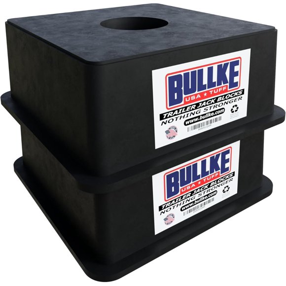 Bloques para Gato de Remolque BULLKE Pack de 2, Fabricado en EE. UU., Alta Resistencia