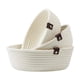 thumbnail image 2 of Juego de 3 cestas pequeñas tejidas con cuerda de algodón para decoración del hogar, cuenco para ropa sucia, fruta nórdica, controles remotos, bandeja Blanco, 2 of 5