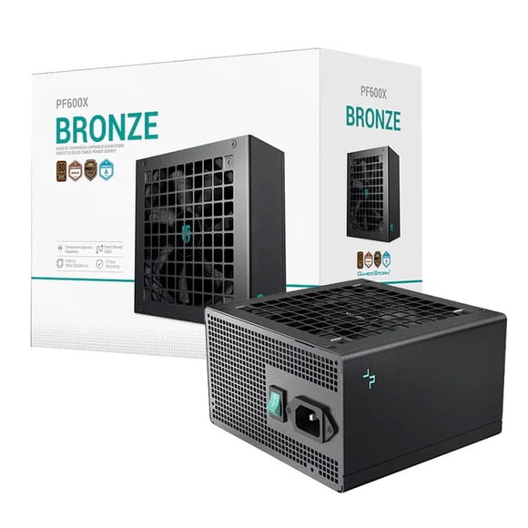 Fuente de Poder Deepcool PF600X 600W 80+ Bronce