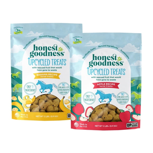 Galletas para Caballo Honest to Goodness Manzana y Plátano – Paquete de 0,9 kg