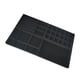 thumbnail image 1 of 4 bandejas apilables para joyería, organizador de gran capacidad, flocado, soporte de almacenamiento multiusos, insertos de cajón, contenedor de , Negro, 1 of 5