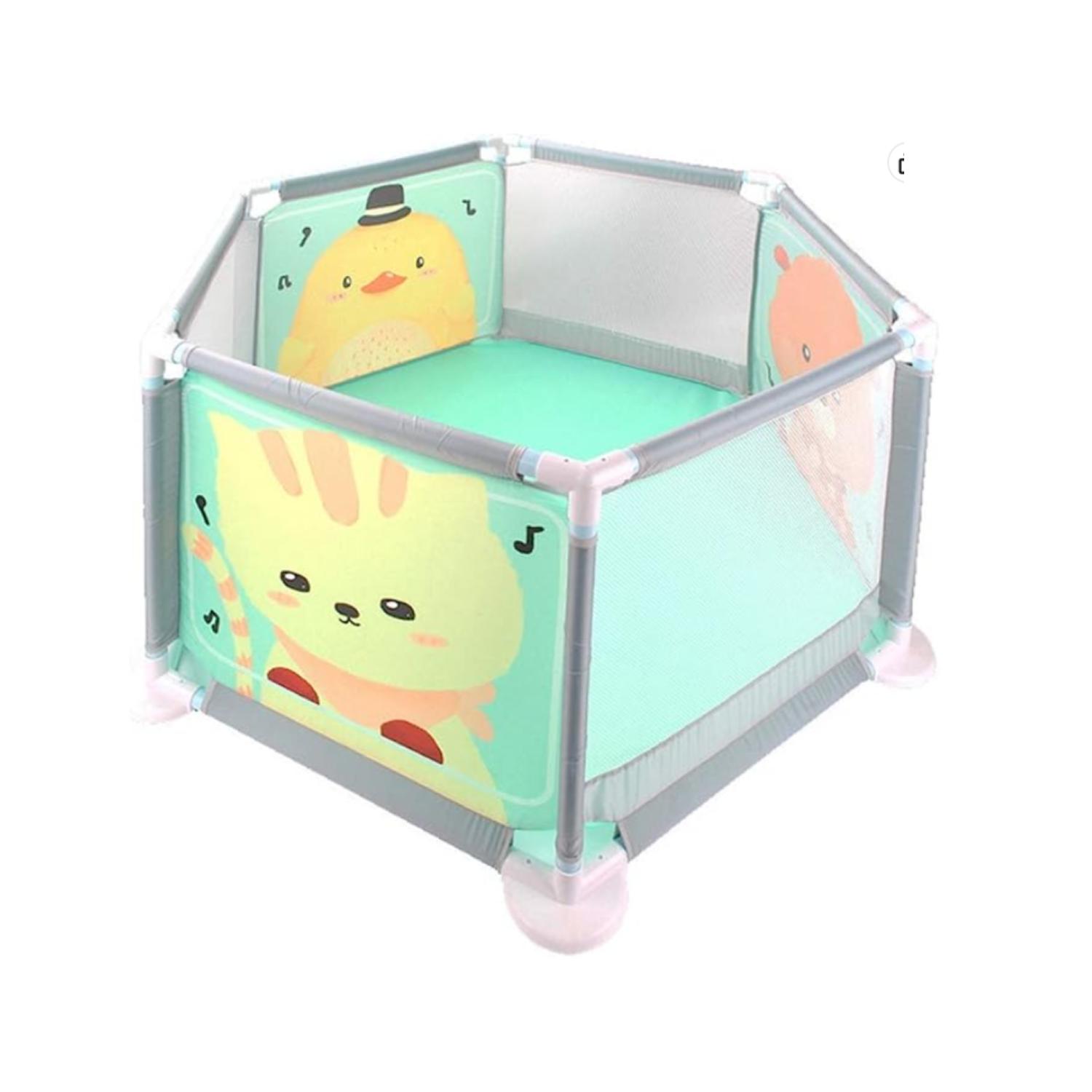 Total E-Commerce - Corral Plegable Con Malla Para Bebe Infantil