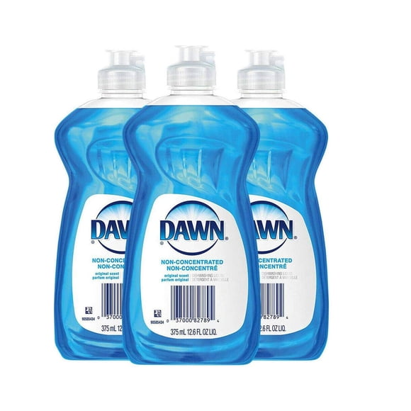 Líquido lavavajillas Dawn Non-Concentrated Original 375 ml x3