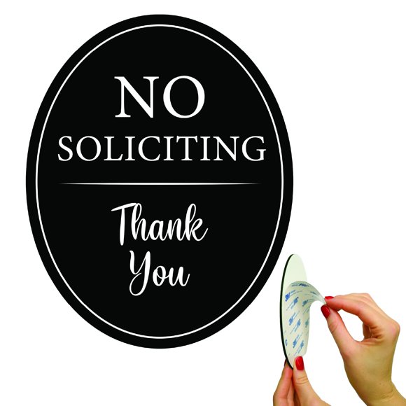 Señal de No Solicitar All Hung Up 10x13 cm Negro Metal