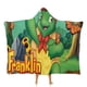 thumbnail image 1 of Franklin Manta Capa Con Capucha Anti bolitas Manta De Lana Ártica Suave Manta Portátil De Felpa Ligera Y Lujosa Poncho Para Siesta En Casa Y Oficina 100*130cm, 1 of 6