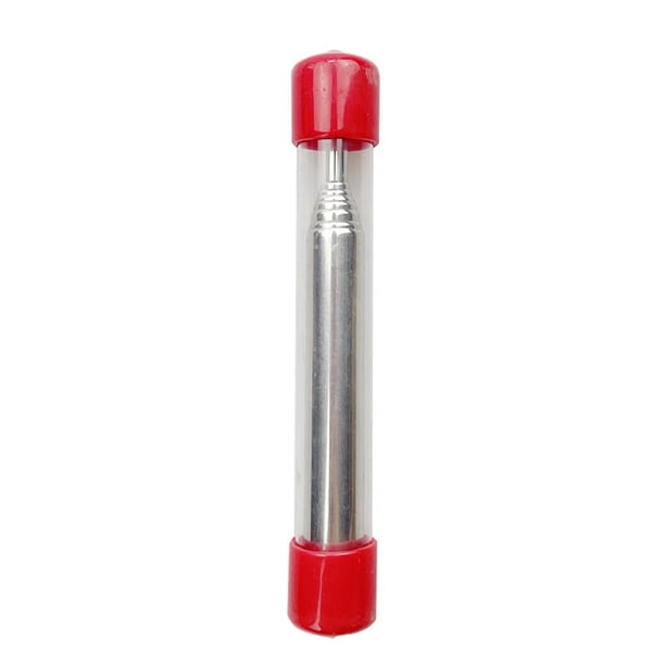 Herramienta plegable para fogatas, soplador de acero inoxidable, tubo retráctil con fuelle de bolsillo para picnic, camping, senderismo, construcción al aire libre, herramientas para fuego.