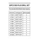 thumbnail image 2 of Juego de brocas JFOGO 110/160 mm con punta de carburo SDS-Plus – 10 piezas, 2 of 6
