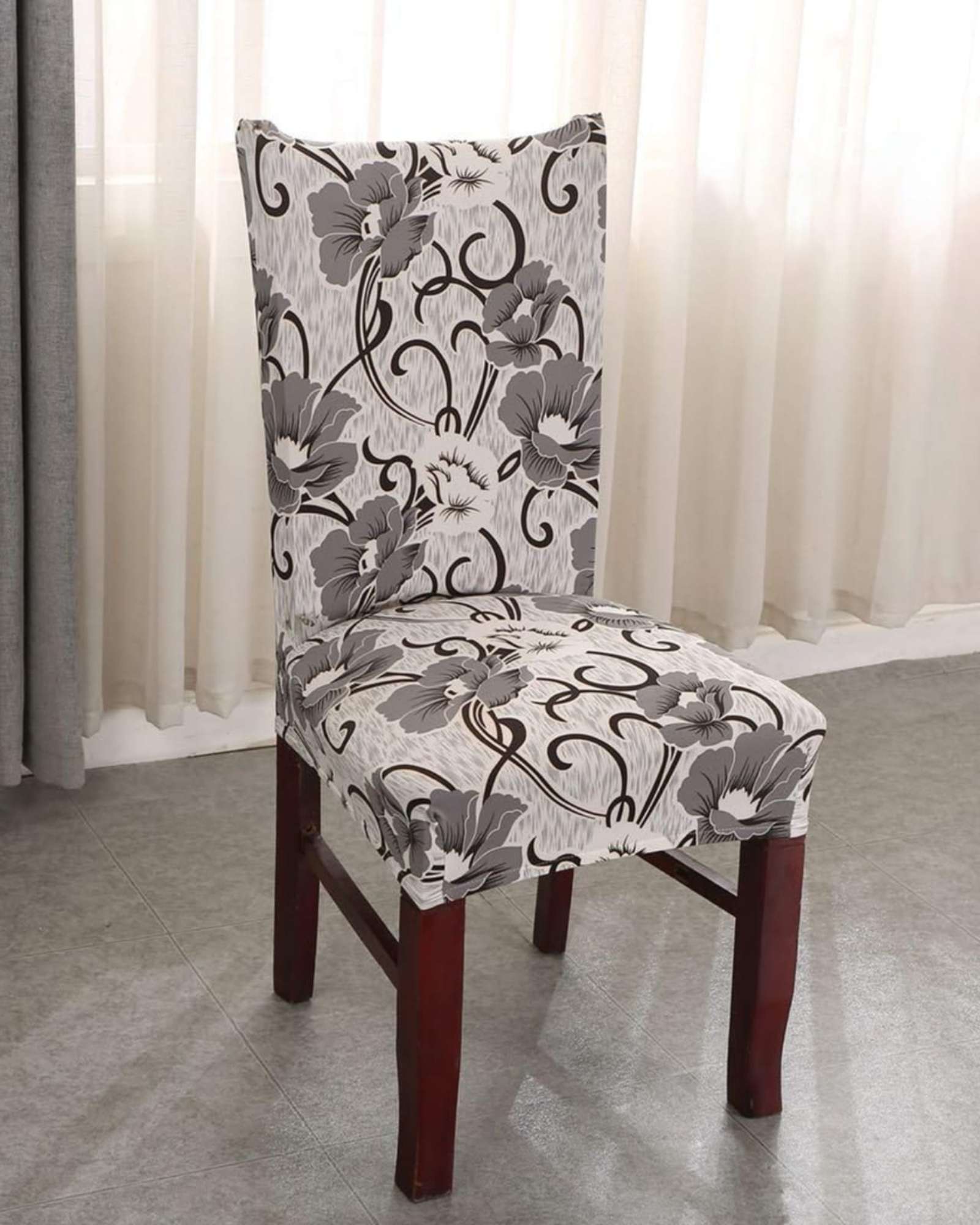 Todo Para El Hogar - Pack De 6 Fundas Elasticas Lisas Para Sillas