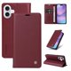 thumbnail image 3 of Funda Billetera de Cuero para iPhone 17 con Tarjetero y Soporte - Tapa Magnética Rojo, 3 of 5