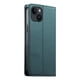 thumbnail image 2 of Funda tipo cartera con bloqueo RFID para iPhone 14 cubierta magnética de cuero con tapa y soporte Verde, 2 of 6