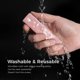 thumbnail image 4 of Limpiador de pantalla CLICK CLEAN a prueba de huellas dactilares con soporte rosa, 4 of 7