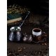 thumbnail image 3 of Cafetera de cobre grabada DEMMEX, la más gruesa de 2mm para hacer café turco, griego y árabe en la cocina, Cezve Ibri, 3 of 3