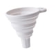 thumbnail image 4 of Embudo Plegable De Silicona Embudo De Cocina Para Enlatar Líquidos Uso Automotriz Blanco, 4 of 5