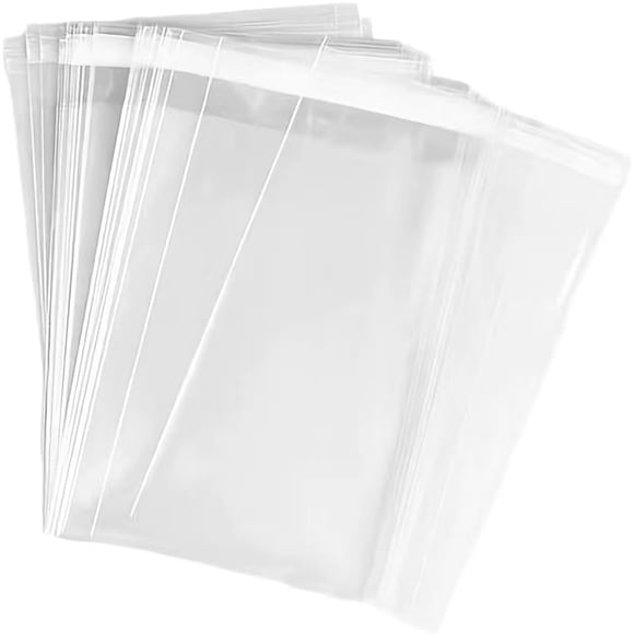 Bolsas de plástico Muyindo, 100 unidades, 23 x 30 cm, para empaquetar ropa