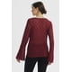 thumbnail image 3 of Polera Mujer Vuelos Manga Burdeo, 3 of 4