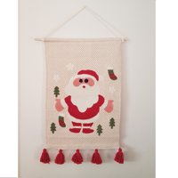 Bohemik - Tapiz Mural Boho Navideño Bordado