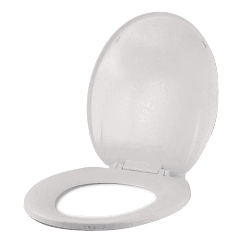 Genérico - Tapa De Inodoro Baño De Plástico Blanco