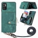 thumbnail image 1 of Funda Tipo Cartera con Correa Cruzada para Xaiomi Redmi Note 10 5G Protección Contra Golpes Verde, 1 of 5
