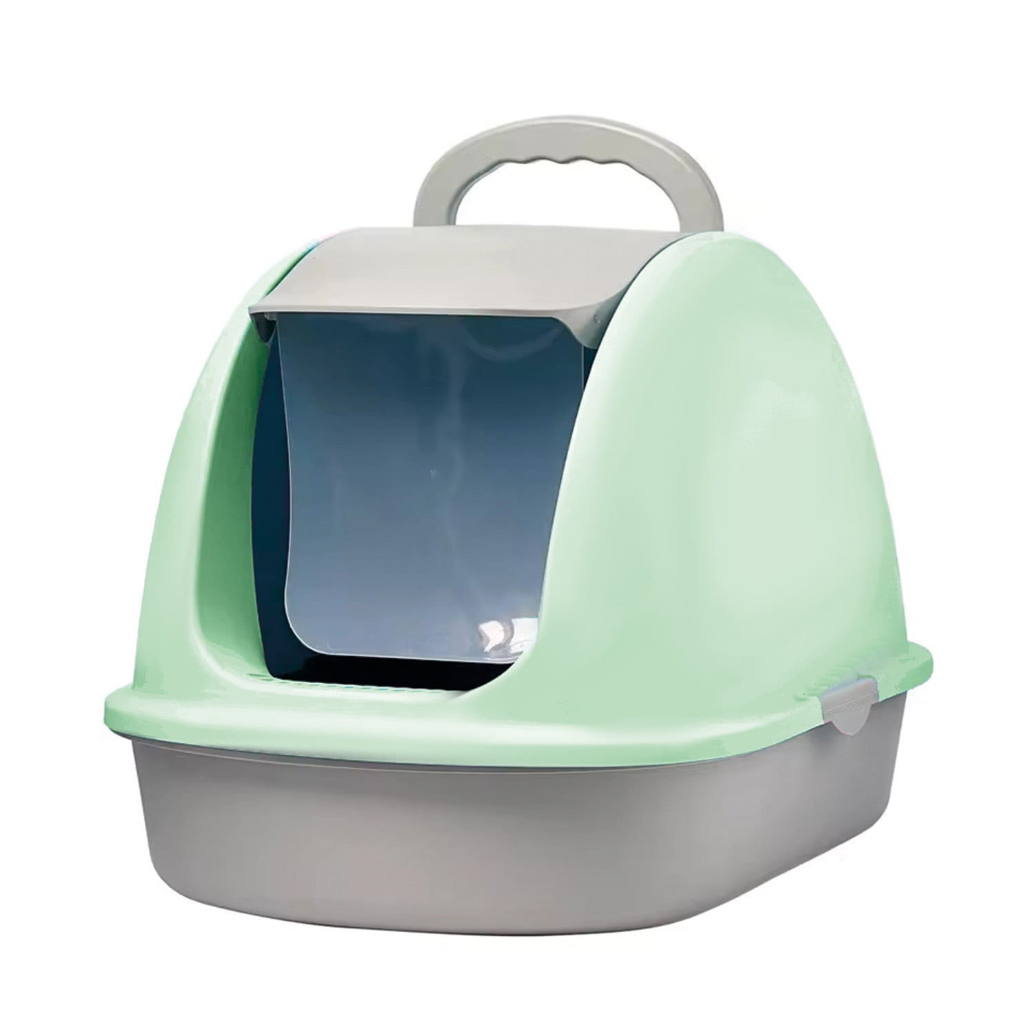 Mundo Online - Arenero Cerrado Transportable Baño Gatos Con Puerta Y Pala