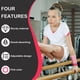 thumbnail image 3 of Manos para niñas y niños, agarre de gimnasia deportiva, guantes de gimnasia, barra de gimnasia, accesorios deportivos de protección de palma, utilizados para hacer ejercicio y ejercicio., 3 of 5