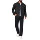 thumbnail image 2 of Chaqueta de Hombre Casual con Botones y Mangas Largas para Uso Diario XL Negro, 2 of 6