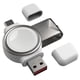 thumbnail image 1 of Cargador de reloj compatible con el cargador de iPhone Watch, 2 en 1, 1 of 8