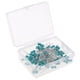 thumbnail image 2 of 100pcs pernos de cabeza perlados multicolor para diy componentes de la joyería azul, 2 of 5