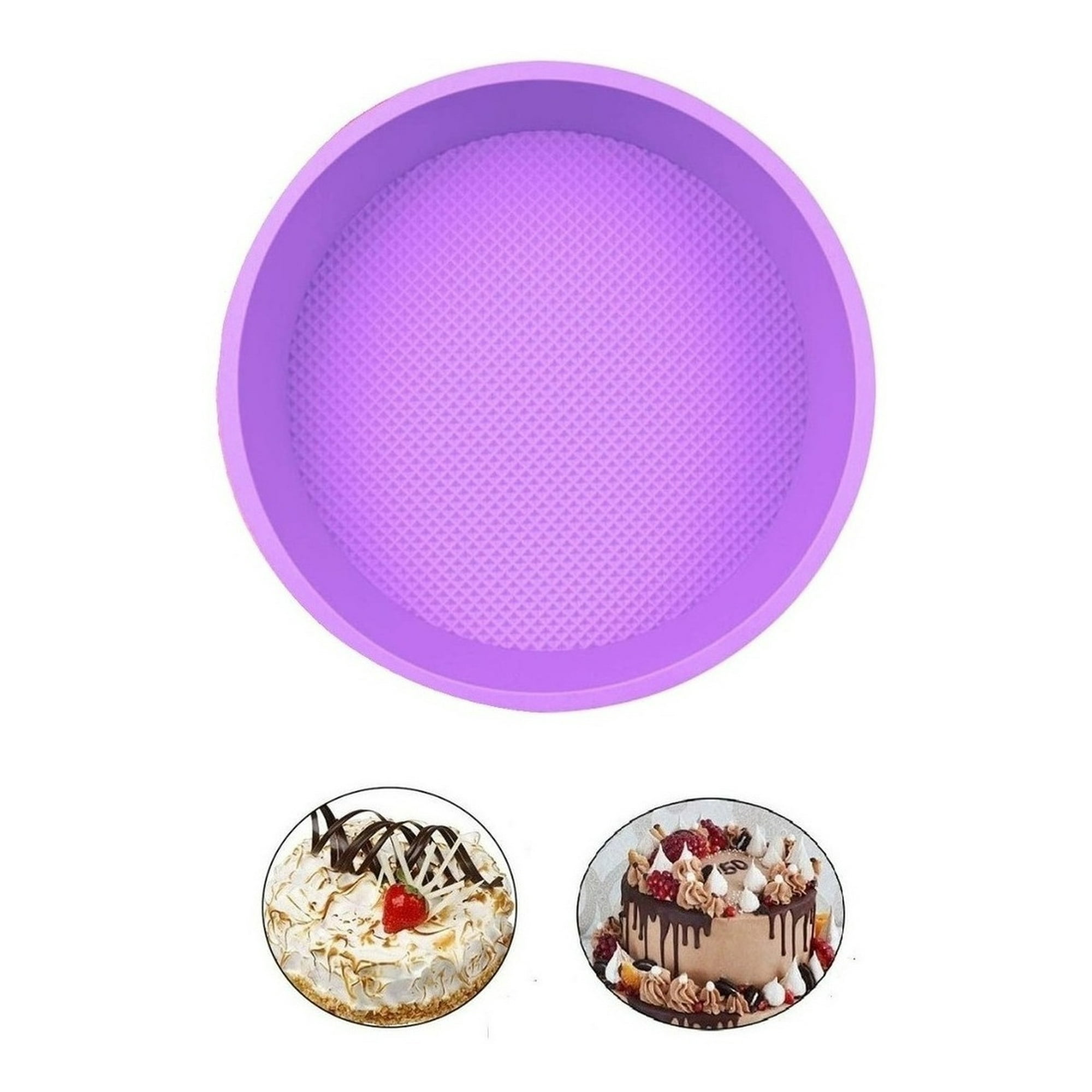 Genérico - Molde Silicona Queque Molde Torta Molde De Silicona Redondo