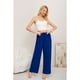 thumbnail image 2 of Pantalon Palazzo Algodon Mujer Tipo Lino Bota Ancha 3002, 2 of 3
