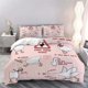thumbnail image 1 of 3pcs Naughty Goose Causing Trouble Themed Printed Bedding Set Duvet Cover and Pillowcases, 1 of 5
