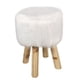 thumbnail image 2 of Pouf Peludo 40X28 Cm Blanco, 2 of 3