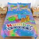 thumbnail image 1 of x137 Numberblocks Bed Duvet Cover Microfiber Bedding Sets 3D Printed Lightweight 3 Piece Comforter Sets, 1 Duvet Cover And 2 Pillow Shams for Kids Boys Girls 79"x90" jn137, 1 of 5