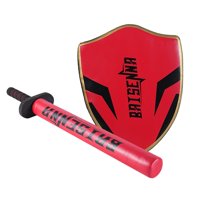 Ioensy - Almohadilla De Golpeo Para Patadas De Taekwondo Para Niños, Para Artes De Patadas, Muay Thai, Espada Roja Y Escudo