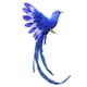 thumbnail image 1 of Pájaro Artificial Emplumado Realista Jardín Decoración Para El Hogar Adorno Cola Azul, 1 of 2
