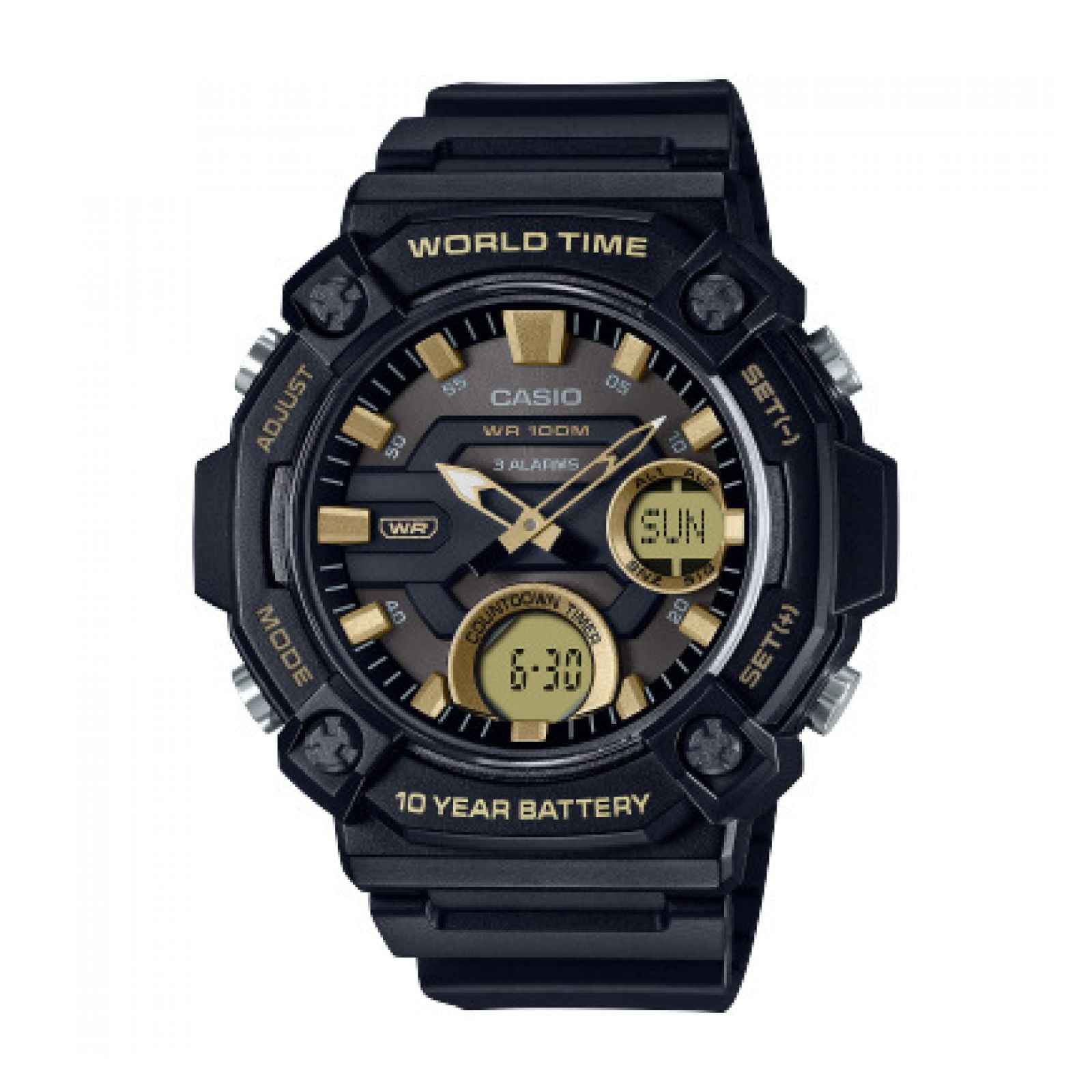 Reloj Hombre Casio Aeq-120w Aeq-120w-9av