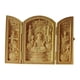 thumbnail image 4 of Escultura en miniatura de Buda Rey para escritorio, decoración del hogar, artesanía, escultura portátil de Feng Shui, estatua sentada para escritorio, 4 of 5