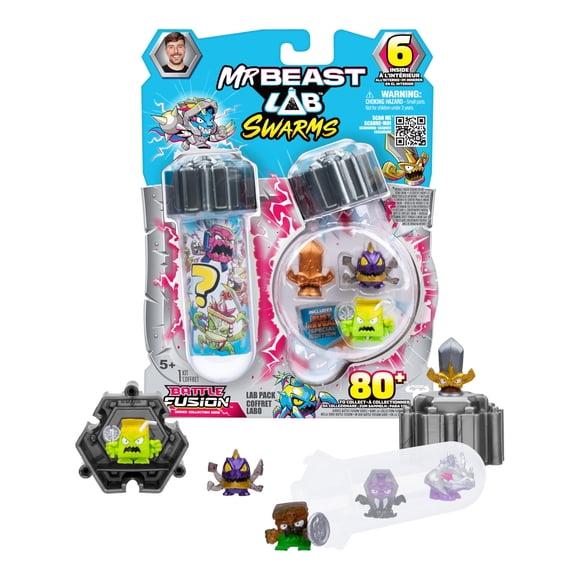 Figuras Toy MRBEAST LAB Swarms Battle Fusion de 2,5 cm