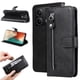 thumbnail image 2 of Funda con Cremallera para Xiaomi Redmi Note 13 5G, Carcasa Cartera de Cuero PU con Soporte y Tarjetero, 2 of 6