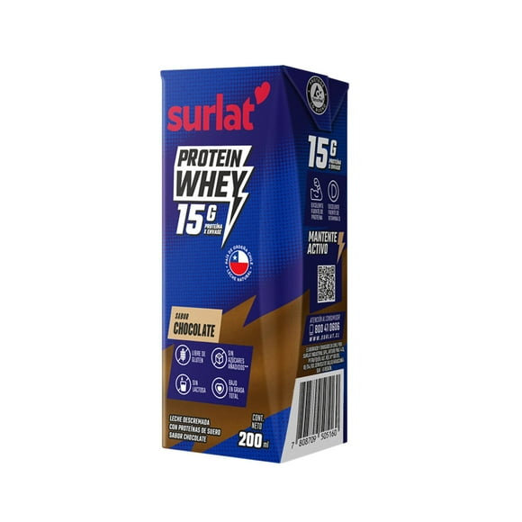 Leche Descremada Whey Protein Chocolate, 200 ml