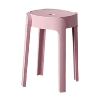 Bothyi - Taburete Redondo Portátil Para Mesa De Comedor, Taburete Para Comedor, Restaurante, Apartamento, Color Rosa