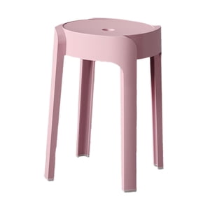Bothyi - Taburete Redondo Portátil Para Mesa De Comedor, Taburete Para Comedor, Restaurante, Apartamento, Color Rosa
