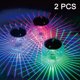 thumbnail image 3 of 2 luces flotantes para piscina con energía solar, flores inflables, impermeables, globo luminoso, lámpara de bola para piscina al aire libre, luz LED nocturna que cambia de color, decoración para, 3 of 8