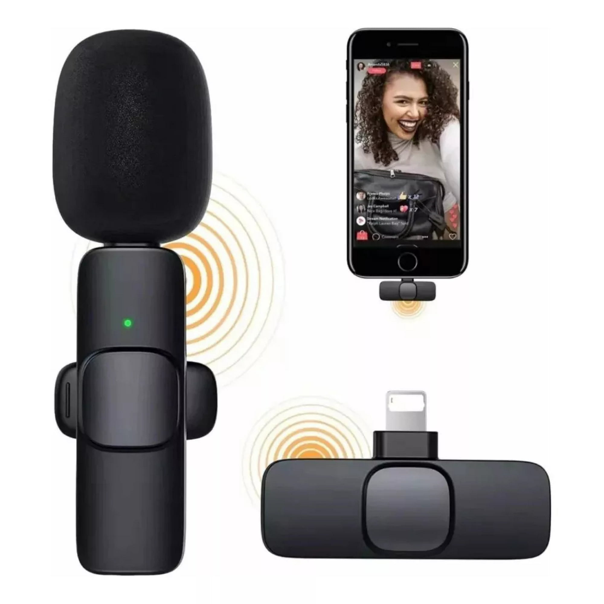 Irm - Micrófonos Lavalier Solapa Inalámbrico Tipo C Pc Celular K8