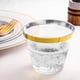 thumbnail image 3 of Paquete de 50 vasos de cóctel de plástico de 9 oz, vasos de plástico transparente con borde resistente, vasos desechables para bodas, fiestas de cumpleaños y aniversarios., 3 of 8